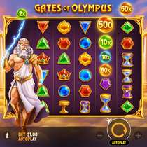 Gamdom - Machine à Sous Gates of Olympus - Jeu Pragmatic Play