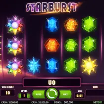 Gamdom - Starburst Machine à Sous - Paiements Bidirectionnels